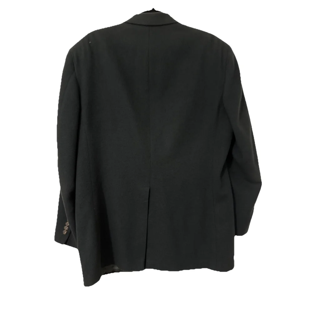 Vintage Bill Blass Men’s 100% Camel Hair Sport Coat Forest Green, Parisian, 40R